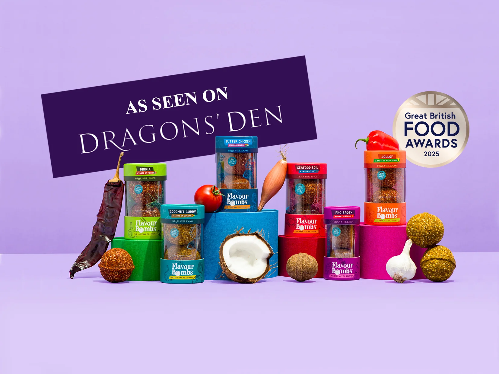 Award-Winning Global Flavour Bombs